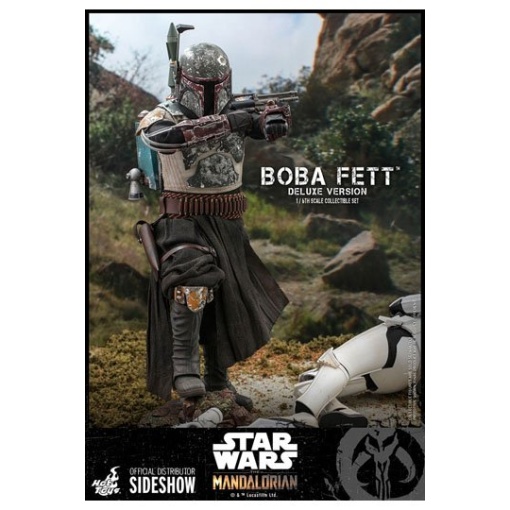 Star Wars The Mandalorian Pack de 2 Figuras 1/6 Boba Fett Deluxe 30 cm