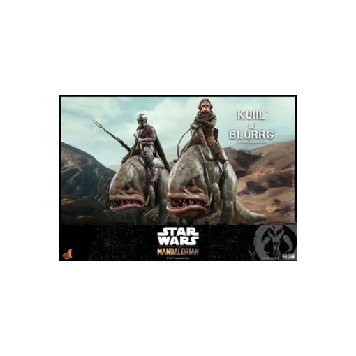 Star Wars The Mandalorian Pack de 2 Figuras 1/6 Kuiil & Blurrg 37 cm