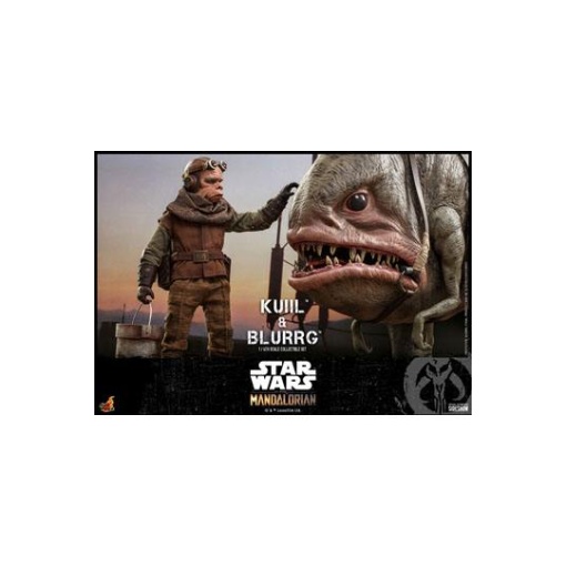 Star Wars The Mandalorian Pack de 2 Figuras 1/6 Kuiil & Blurrg 37 cm