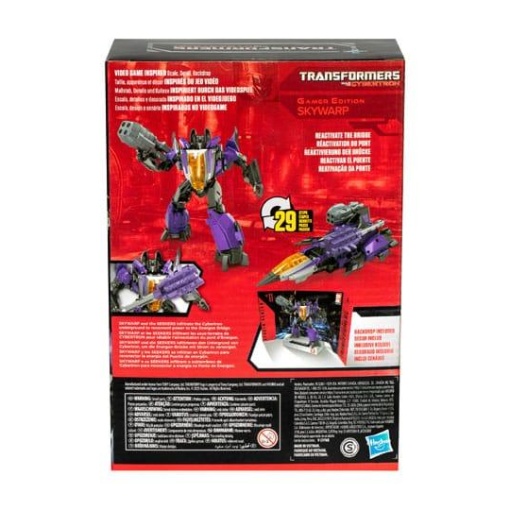 Transformers: War for Cybertron Studio Series Voyager Class Figura Gamer Edition Skywarp 16 cm