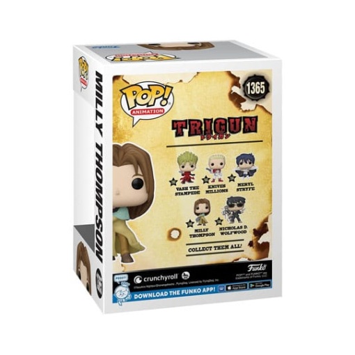 Trigun POP! Television Vinyl Figura Milly Thompson 9 cm