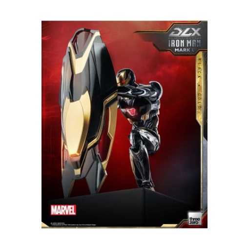 Infinity Saga Figura 1/12 DLX Iron Man Mark 50 (Black X Gold) 17 cm