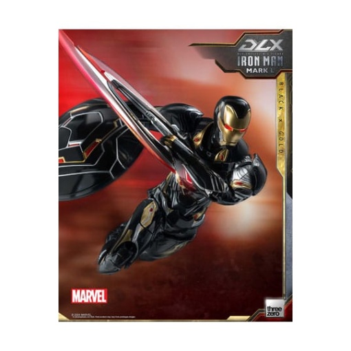 Infinity Saga Figura 1/12 DLX Iron Man Mark 50 (Black X Gold) 17 cm