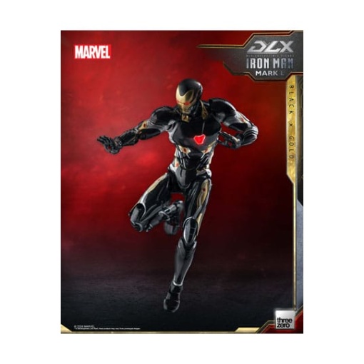 Infinity Saga Figura 1/12 DLX Iron Man Mark 50 (Black X Gold) 17 cm