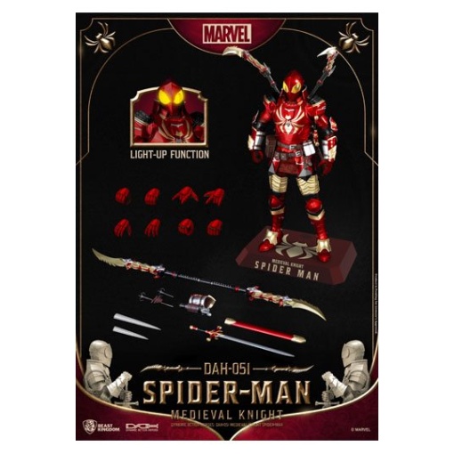 Marvel Figura Dynamic 8ction Heroes 1/9 Medieval Knight Spider-Man 20 cm