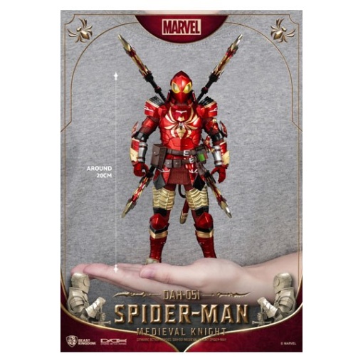 Marvel Figura Dynamic 8ction Heroes 1/9 Medieval Knight Spider-Man 20 cm