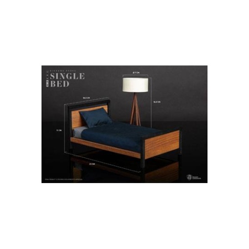 Diorama Props Series Accesorios para figuras Single Bed Set