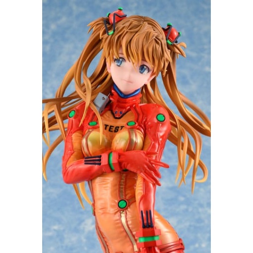 Evangelion 2.0 You Can (Not) Advance Statue PVC 1/4 Asuka Shikinami Langley Test Plugsuit Smile Ver. 40 cm