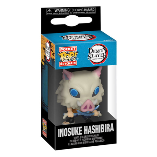 Demon Slayer Llaveros Pocket POP! Vinyl Inosuke 4 cm Expositor (12)