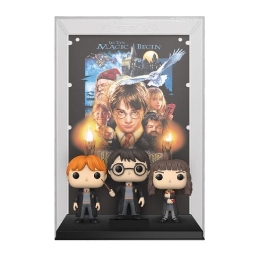 Harry Potter POP! Movie Poster & Figura Sorcerer's Stone 9 cm