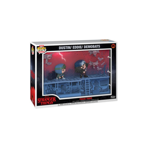 Stranger Things Pack de 2 POP Moments Deluxe Vinyl Figuras Phase Three