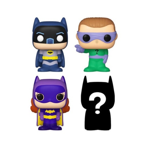 DC Pack de 4 Figuras Bitty POP! Vinyl Batman Adam West 2