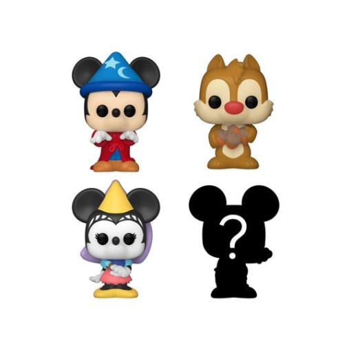 Disney Pack de 4 Figuras Bitty POP! Vinyl Sorcerer Mickey 2