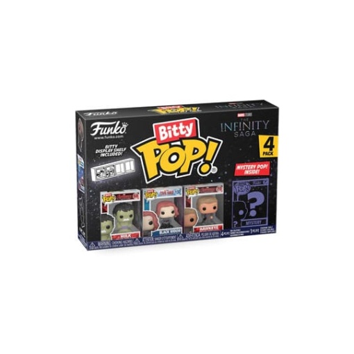 Marvel Pack de 4 Figuras Bitty POP! Vinyl Hulk 2