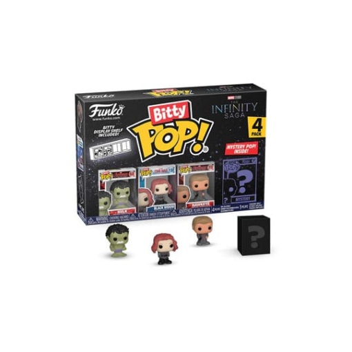 Marvel Pack de 4 Figuras Bitty POP! Vinyl Hulk 2