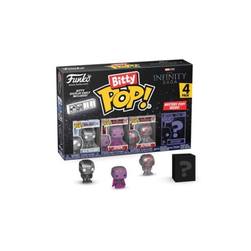 Marvel Pack de 4 Figuras Bitty POP! Vinyl Iron Man 2