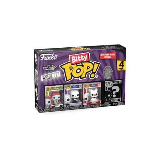 Pesadilla antes de Navidad Pack de 4 Figuras Bitty POP! Vinyl Sally 2