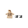 Original Character Accesorios para las Figuras Nendoroid Doll Warm Clothing Set: Boots & Duffle Coat (Beige)