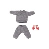 Original Character Accesorios para las Figuras Nendoroid Doll Outfit Set: Sweatshirt and Sweatpants (Gray)