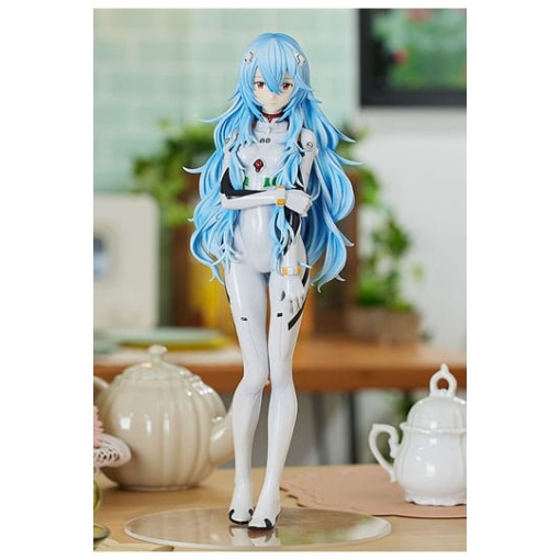 Rebuild of Evangelion Estatua PVC Pop Up Parade XL Rei Ayanami: Long Hair Ver. 38 cm