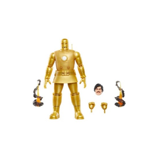 Iron Man Marvel Legends Figura Iron Man (Model 01-Gold) 15 cm