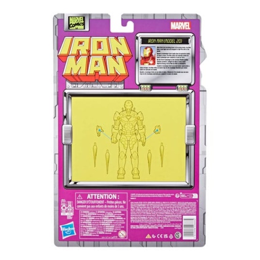 Iron Man Marvel Legends Figura Iron Man (Model 20) 15 cm