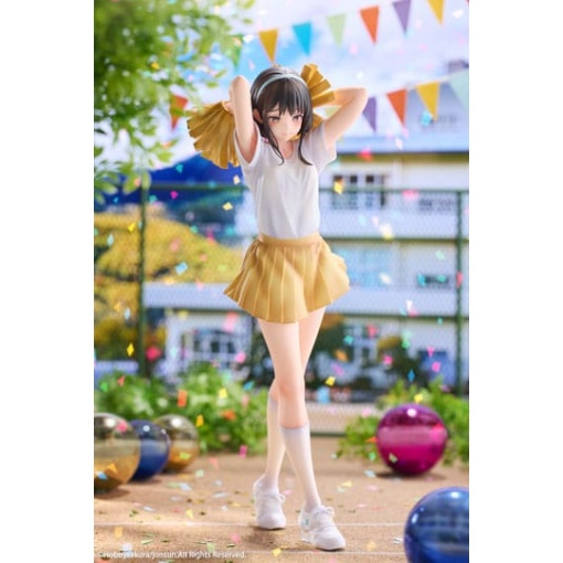 Original Illustration Estatua PVC 1/6 Cheerleader Misaki Illustrated by Jonsun Limited Edition 25 cm