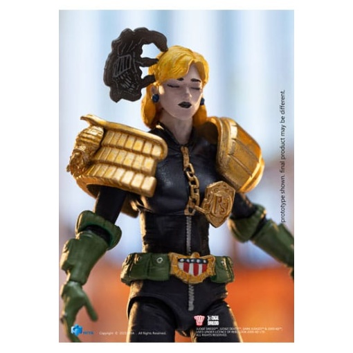 2000 AD Figura 1/18 Exquisite Mini Judge Dredd Judge Anderson Hall of Heroes 10 cm