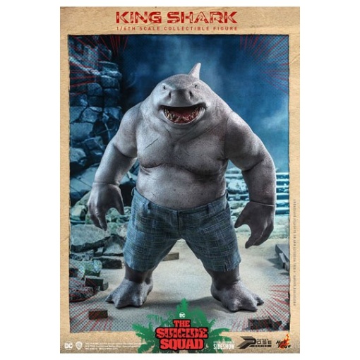 Escuadrón Suicida Figura Movie Masterpiece 1/6 King Shark 35 cm