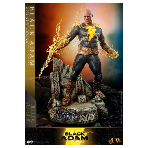 Black Adam Figura DX 1/6 Black Adam (Golden Armor) Deluxe Version 33 cm