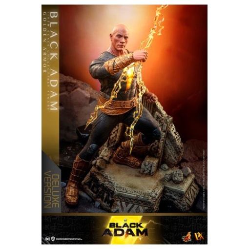 Black Adam Figura DX 1/6 Black Adam (Golden Armor) Deluxe Version 33 cm