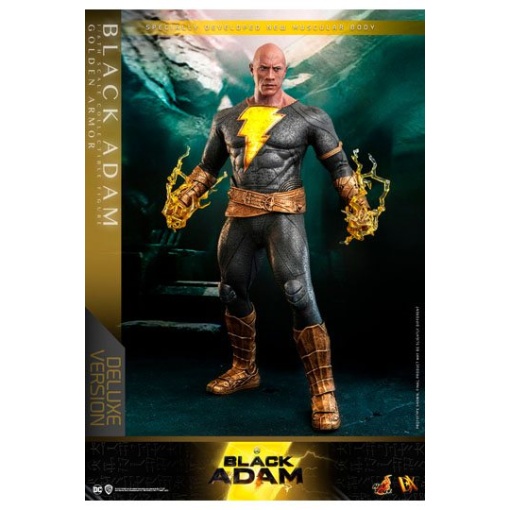 Black Adam Figura DX 1/6 Black Adam (Golden Armor) Deluxe Version 33 cm