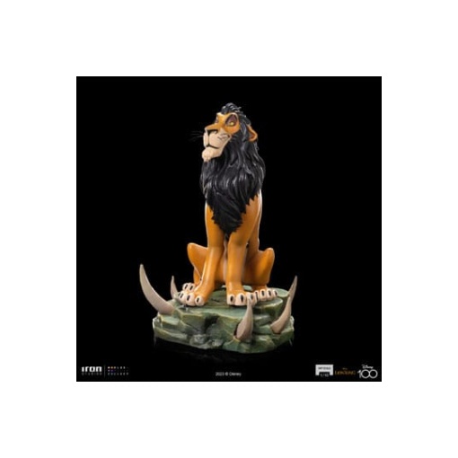 The Lion King Estatua 1/10 Art Scale Scar Regular 16 cm - Embalaje dañado