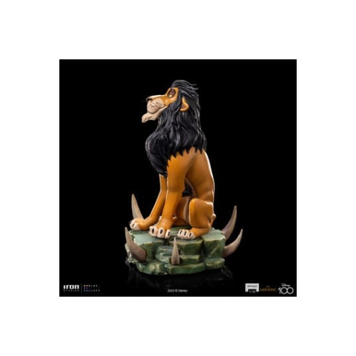 The Lion King Estatua 1/10 Art Scale Scar Regular 16 cm - Embalaje dañado