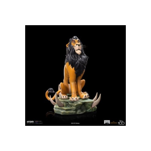 The Lion King Estatua 1/10 Art Scale Scar Regular 16 cm - Embalaje dañado