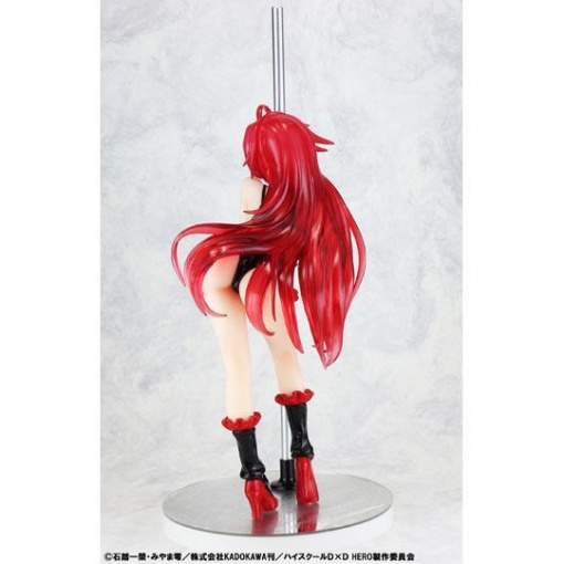 High School DxD Statue 1/7 Rias Gremory Pole Dance Ver. Black Color 20 cm