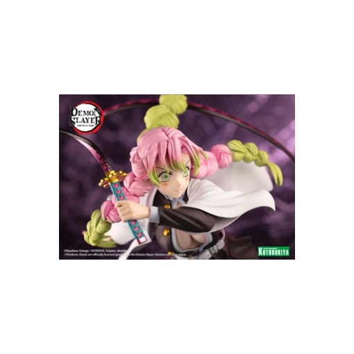 Demon Slayer: Kimetsu no Yaiba Estatua ARTFXJ PVC 1/8 Mitsuri Kanroji Bonus Edition 25 cm