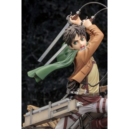 Attack on Titan Estatua ARTFXJ PVC 1/8 Eren Yeager Renewal Package Ver. 26 cm