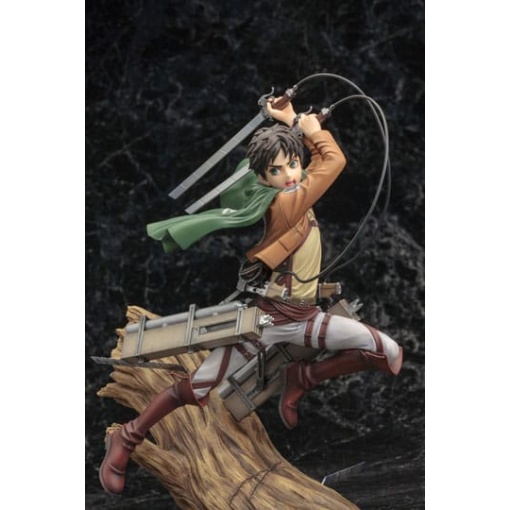 Attack on Titan Estatua ARTFXJ PVC 1/8 Eren Yeager Renewal Package Ver. 26 cm