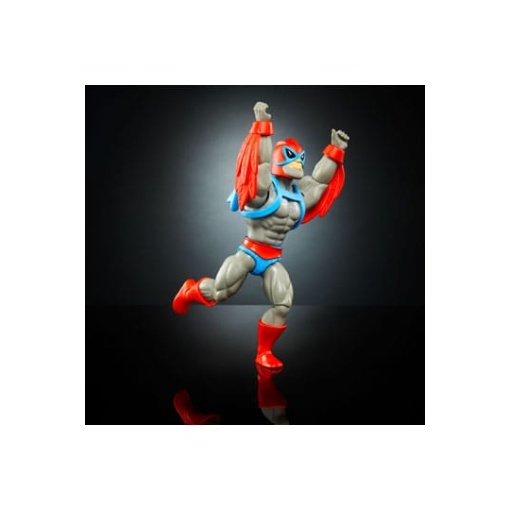 Masters of the Universe Origins Figuras Cartoon Collection: Stratos 14 cm - Embalaje dañado