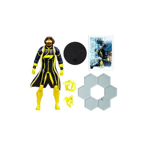 DC Multiverse Figura Static Shock (New 52) 18 cm - Embalaje dañado