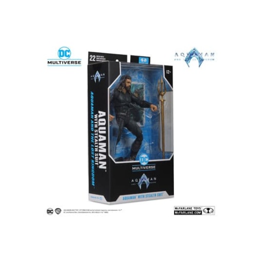 Aquaman y el Reino Perdido Figura DC Multiverse Aquaman with Stealth Suit 18 cm