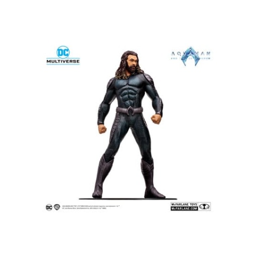 Aquaman y el Reino Perdido Figura Megafig DC Multiverse Aquaman 30 cm - Embalaje dañado