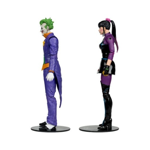 DC Multiverse Figuras Paquete de 2 The Joker & Punchline 18 cm