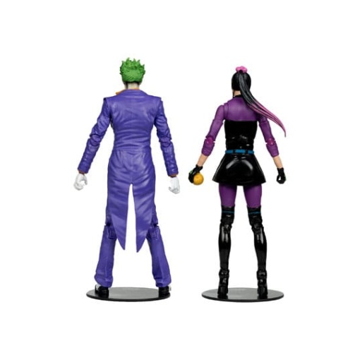 DC Multiverse Figuras Paquete de 2 The Joker & Punchline 18 cm