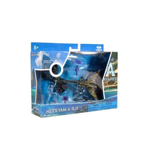 Avatar: el sentido del agua Figuras Deluxe Medium Neteyam & Ilu