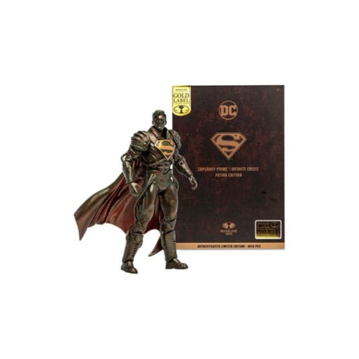 DC Multiverse Figura Superboy Prime (Patina) (Gold Label) 18 cm