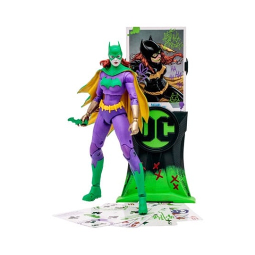 DC Multiverse Figura Batgirl Jokerized (Three Jokers) (Gold Label) 18 cm