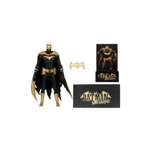 DC Multiverse Figura Batman of Earth-22 Infected (Dark Metal) Knightmare Edition (Gold Label)18 cm