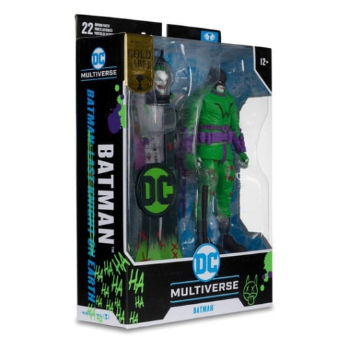 DC Multiverse Figura Batman (Batman: Last Knight on Earth) Jokerized (Gold Label) 18 cm